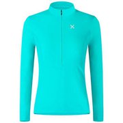 センシジップ SENSI ZIP MAGLIA WOMAN MMZN18W 28 ケアブルー Mサイズ [アウトドア シャツ レディース]
