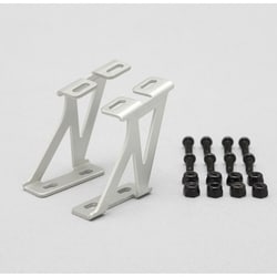 D-056MA ドリフトカー用 アルミ製ウイングスティ ミッド 銀 [ラジコン用パーツ]
