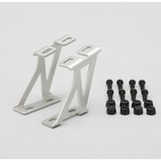 D-056MA ドリフトカー用 アルミ製ウイングスティ ミッド 銀 [ラジコン用パーツ]