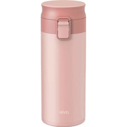 水筒 350ml パッキン一体栓 ステンレス ワンタッチ 真空断熱携帯タンブラー ピンク TLW350