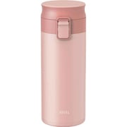 水筒 350ml パッキン一体栓 ステンレス ワンタッチ 真空断熱携帯タンブラー ピンク TLW350