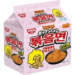 日清 焼そば ポックンミョン 韓国風 甘辛カルボ 5食パック 500g