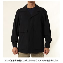ウォーターレジスタントパッカブルジャケット W/R POCKETABLE JACKET 1595048 BLACK Lサイズ [アウトドア ジャケット メンズ]