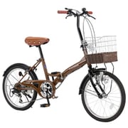 折りたたみ自転車 CONOMi(このみ) 20インチ 6段変速 CO-20 ブラウン