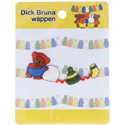 MFR006 [Dick Bruna ラインワッペン ゆきのひボリス]