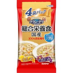 グラン・デリ 総合栄養食 国産 パウチジュレ 成犬用 さつまいも入り×チーズ入り 65g×4袋