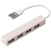 w/Uシリーズ USB2.0 4ポート 変換ハブ シェルピンク WU-UH2594P