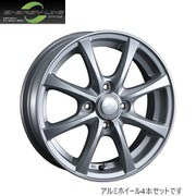 ホンダ車種別アルミホイール ENERGY LINE(エナジーライン) DW-02 12インチX40 4穴 P.C.D:100 INSET:40 カラー:シルバー ホイール4本セット OWH07114