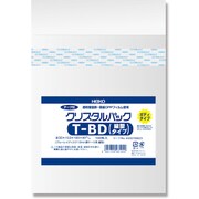 HEIKO OPP袋 クリスタルパック テープ付 ボディタイプ ブルーレイディスク 縦型用 6769923