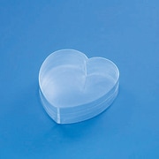 HEIKO PVC クリスタルボックス ハート 小浅 6853900