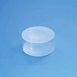 HEIKO PVC クリスタルボックス 円柱 小浅 6854100