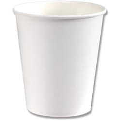 HEIKO S.T.ペーパーカップ エコノミータイプ ホワイト 7オンス（205ml） 100個 4536023
