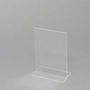 7306271 [HEIKO アクリルサインホルダー T字両面 写真2L判 縦]