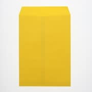HEIKO カラー封筒 角2 枠無 イエロー 7529307