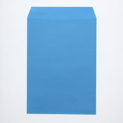 HEIKO カラー封筒 角2 枠無 ブルー 7529303