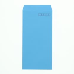 HEIKO カラー封筒 長3 枠有り ブルー 7528003