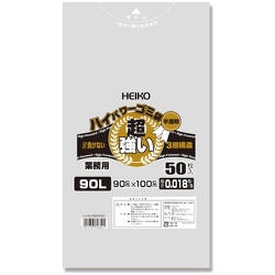 HEIKO ハイパワー半透明ゴミ袋 #018（3層） 90L 6605003