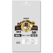 HEIKO ハイパワー半透明ゴミ袋 #018(3層) 90L 6605003