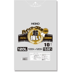 HEIKO ハイパワー半透明ゴミ袋 #02（3層） 120L 6605004