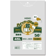 HEIKO ハイパワー半透明ゴミ袋 #024(3層) 45L 6605001