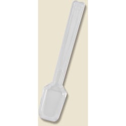 HEIKO プラスチック角スプーン 透明 9cm バラ 4513010