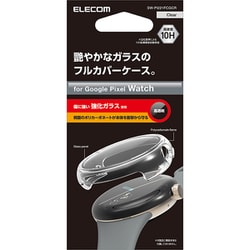 SW-PI221FCGCR [Google Pixel Watch ケース カバー フルカバー ハイブリッド ガラス素材 硬度10H 耐衝撃 クリア]