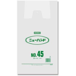 HEIKO レジ袋 ニューハンドハイパー ナチュラル NO.45 6645902
