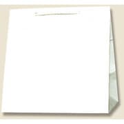 HEIKO 手提げ紙袋 T型チャームバッグ 白無地 W2 50枚入 3160500