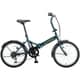 折りたたみ自転車 リアーノFDB206 20インチ 外装6段変速 前後泥よけ 標準装備 CSグリーン YG-1453