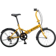 折りたたみ自転車 リアーノFDB206 20インチ 外装6段変速 前後泥よけ 標準装備 カラシ YG-1456