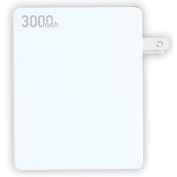 ヨドバシカメラオリジナル モバイルバッテリー パワーバンク A30 3000mAh ホワイト EMB-A3000WT