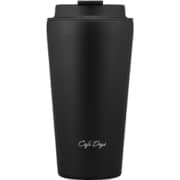 NCD-TLT350-B [IRIS 100729 Cafe days トラベラーリッド付きタンブラー スリムタイプ 350ml ブラック]