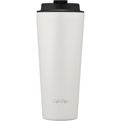 IRIS 100730 Cafe days トラベラーリッド付きタンブラー スリムタイプ 450ml ホワイト NCD-TLT470-W