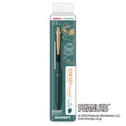 限定 ノック式ジェルボールペン SARASA Grand(サラサグランド) ビンテージカラー スヌーピーデザイン 0.5mm グリーンブラック P-JJ56-SN2302-VGB