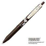 限定 ノック式ジェルボールペン サラサクリップ 0.5mm ビンテージカラースヌーピーデザイン ブラウングレー JJ15-SN2302-VEG