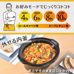 サンコー THANKO マスタースロークッカーポット VASLCKSBK 新品 ボタンひとつで本格おまかせ煮込み「マスタースロークッカー
