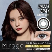 デイジーグレー マンスリー 2枚入 ±0.00（度なし） [カラーコンタクトレンズ]