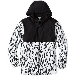 7500-6L-96 [VILEA バイカラージップパーカー 6L レオパード]