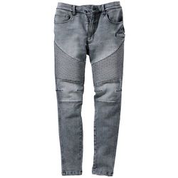 1804-5L-71 [VILEA 蛇腹パンツ 5L ライトグレー]