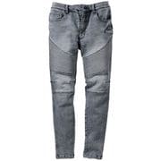 1804-M-71 [VILEA 蛇腹パンツ M ライトグレー]
