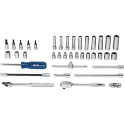 WILLIAMS 1/4差込角 ラチェット＆ソケットセット（インチ） JHWWSM38HFTB