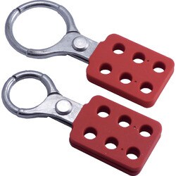 イファム ロックアウト用難燃性マルチハスプ 6穴 Φ25mm 90110