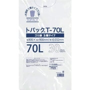 オザックス トパックゴミ袋 T 70L 厚さ0.032mm 30枚 442624
