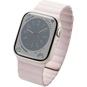 AW-41BDMAGPN [アップルウォッチ バンド Apple Watch SE （第2世代/第1世代）/Series 10/9/8/7/6/5/4/3/2/1 [42 41 40 38mm] シリコン マグネット式 ベルト 耐衝撃 ピンク]