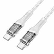 スケルトンType-C to Type-Cケーブル PD60W グレー U111-TT-GY