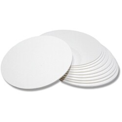 シモジマ コースター 白 90丸 0.5mm 4520006