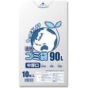 シモジマ ゴミ袋 LD 透明 中厚口045 90L 6604860