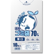 シモジマ ゴミ袋 LD 透明 薄口03 70L 6604840