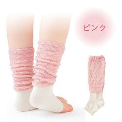 眠+ （ミンプラス） おやすみレッグウォーマー 日本製 シルクタイプ 睡眠サポート ピンク MINP212-16