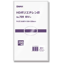 6695729 [スワン HD規格ポリ袋 スワン ポリエチレン袋 No.709 紐なし]